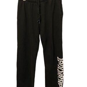 PINK Victoria's Secret Black Sweatpants with Logo